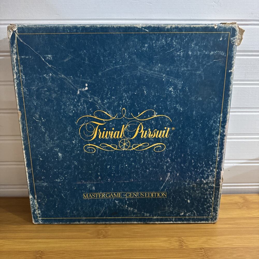 Set Of 2 - Vintage 1981 Trivial Pursuit Master Genus Edition & 1984 Genus III